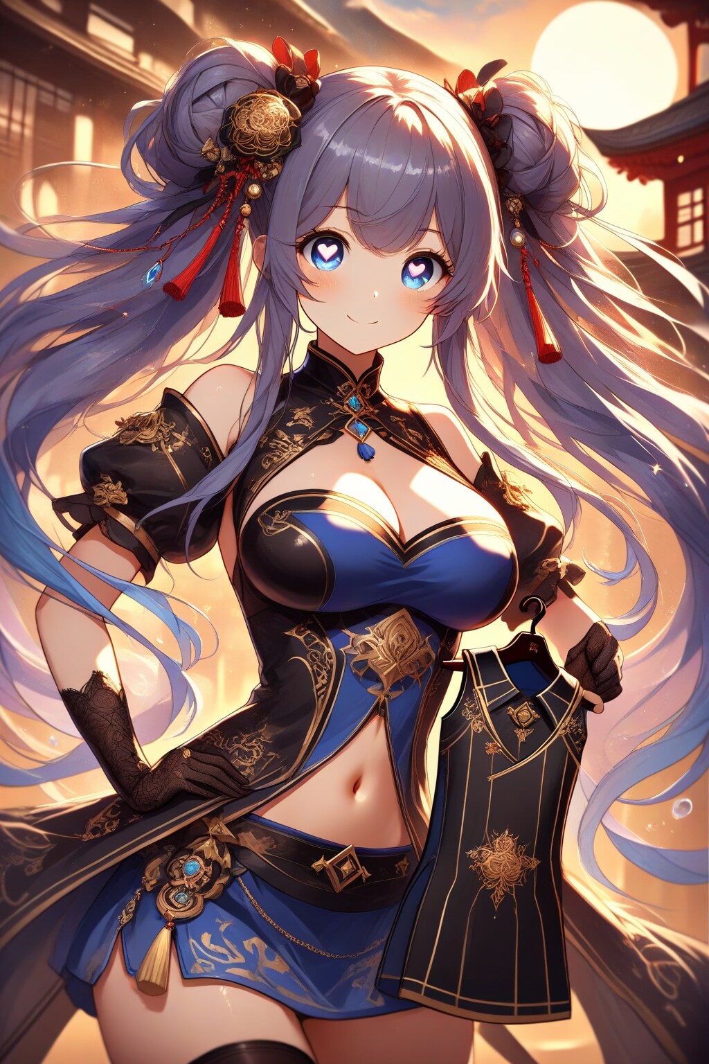 チャイナドレスの女の子