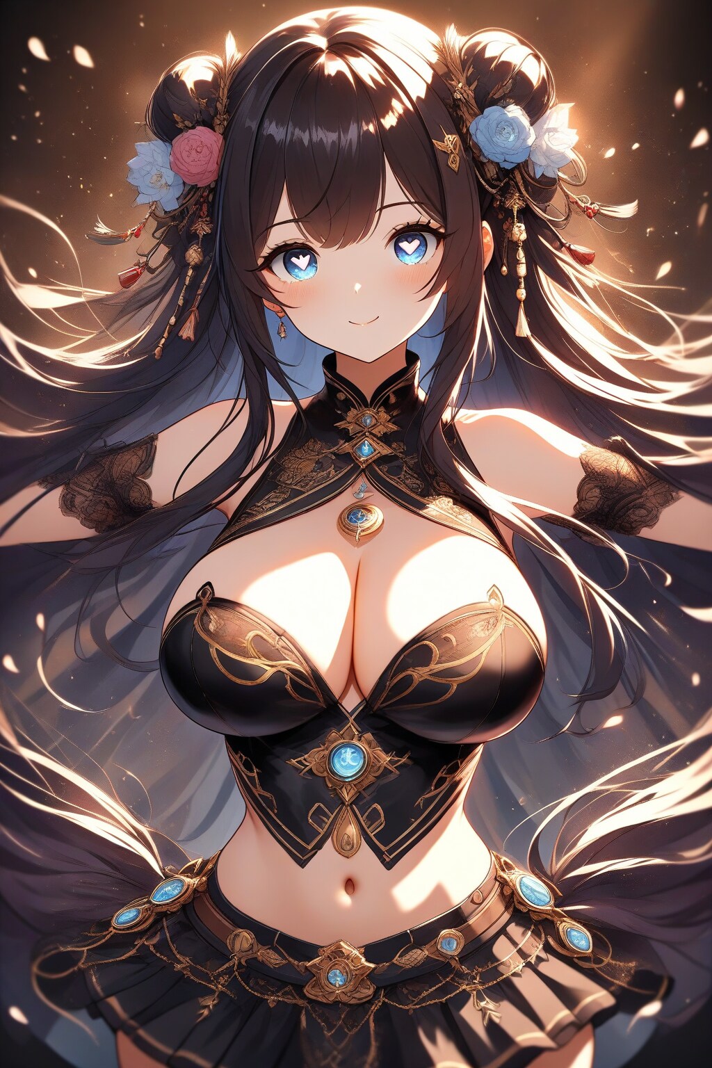 チャイナドレスの女の子