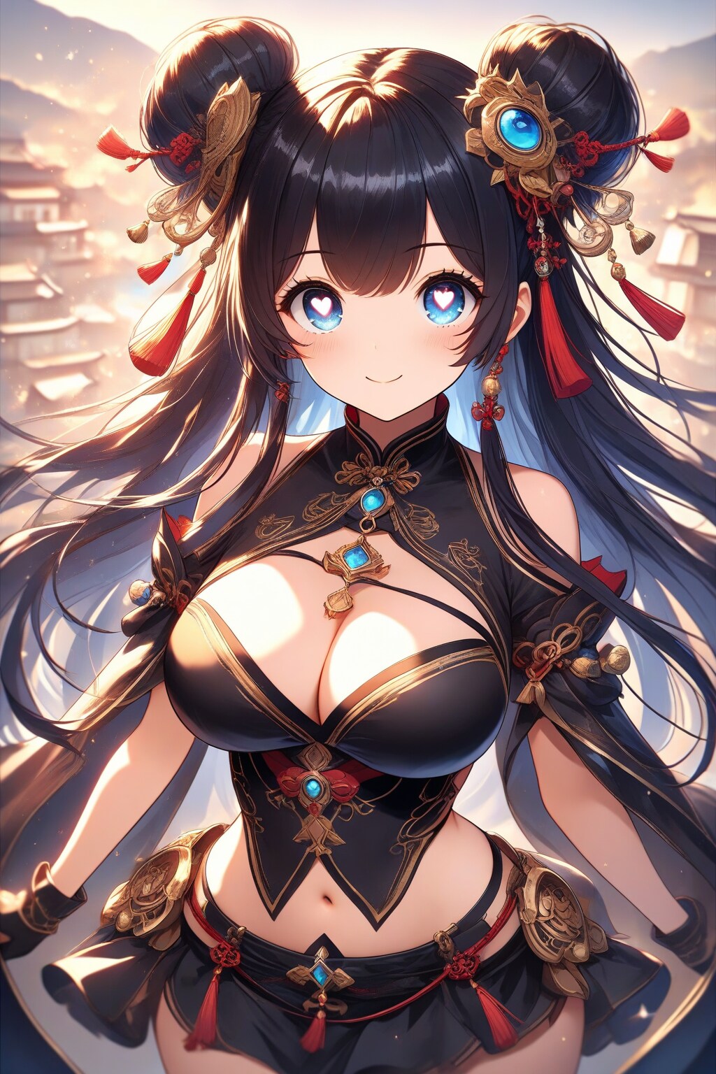 チャイナドレスの女の子