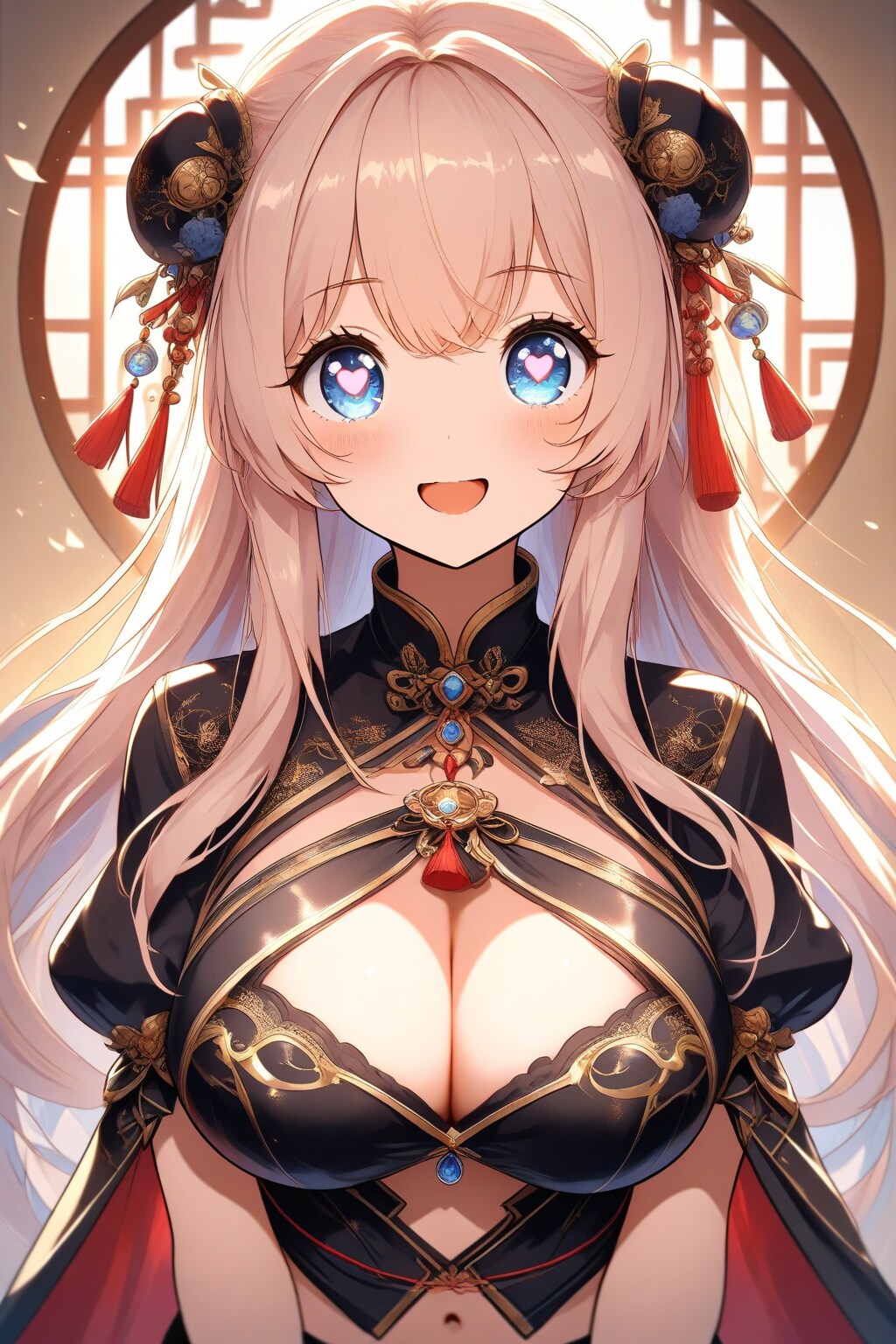 チャイナドレスの女の子