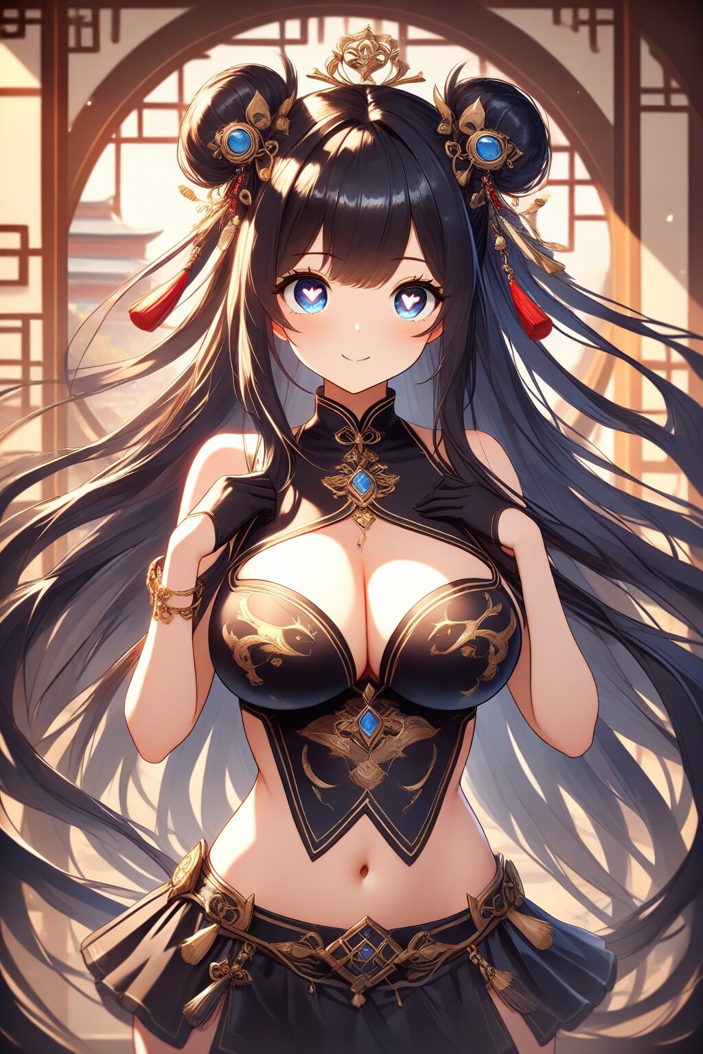 チャイナドレスの女の子