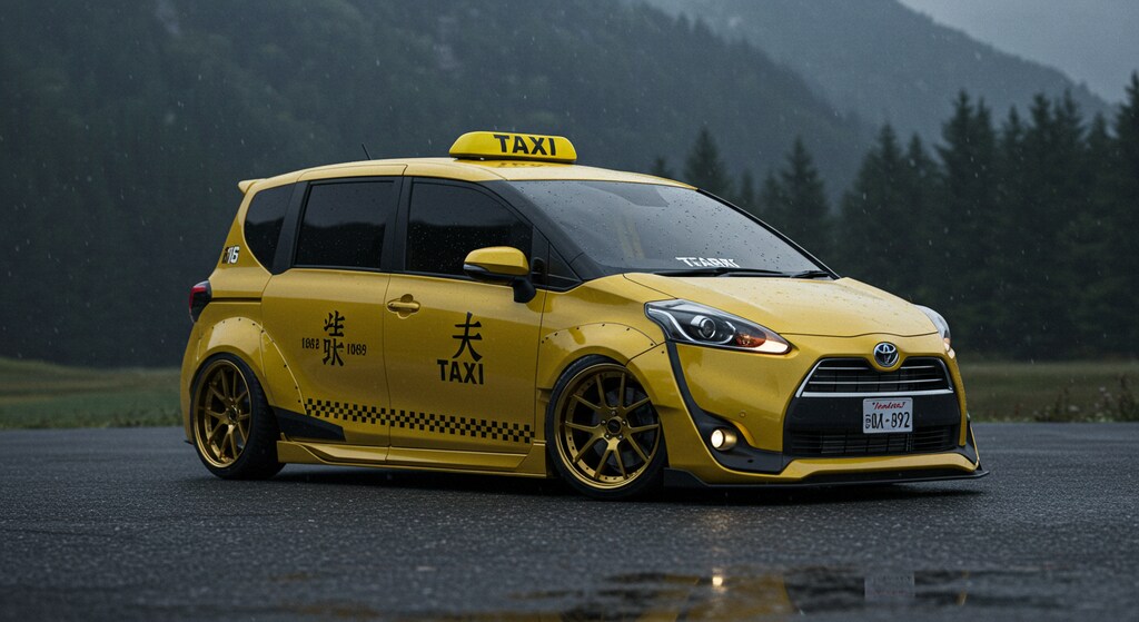 シエンタイエロータクシー