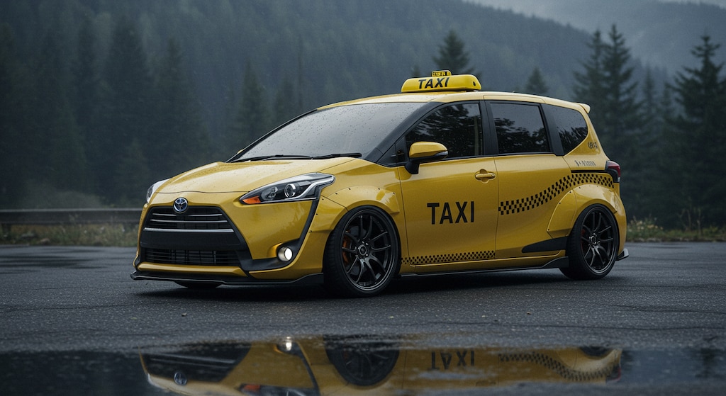 シエンタイエロータクシー