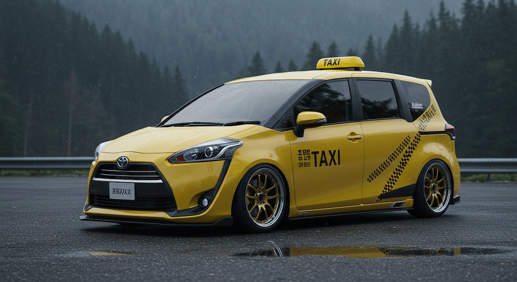 シエンタイエロータクシー