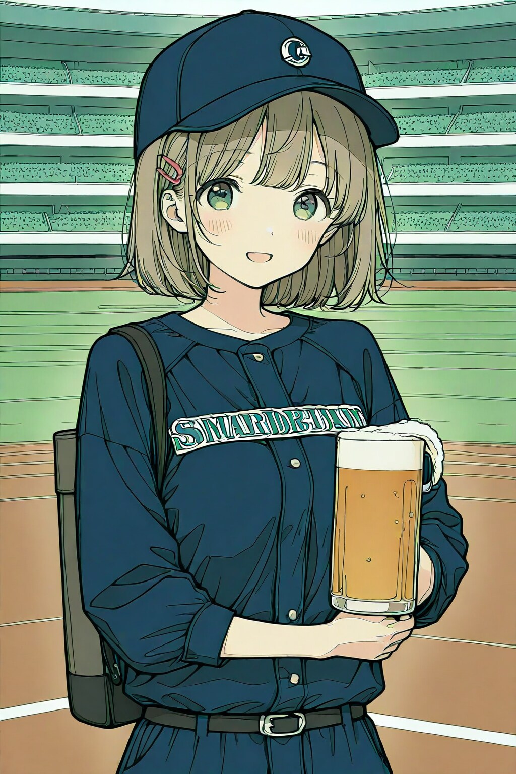 球場の癒しはこの子！