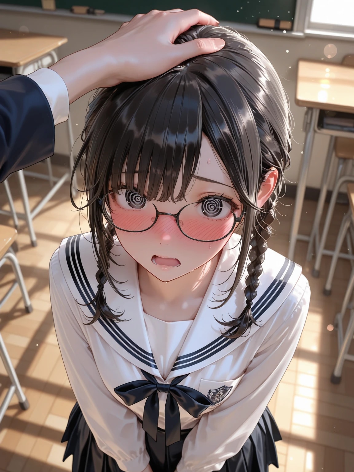 急に頭ポンされたら… | の人気AIイラスト・グラビア