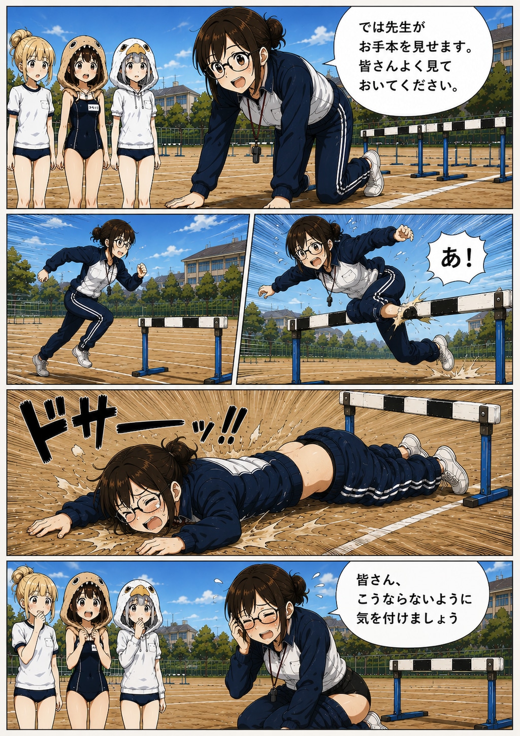 ちゃんとしたノコ金漫画　第3話「お体育」