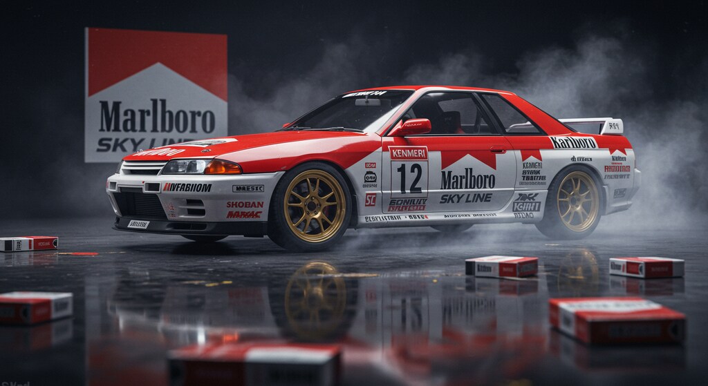 マルボロR32GT-Rレーシングカー