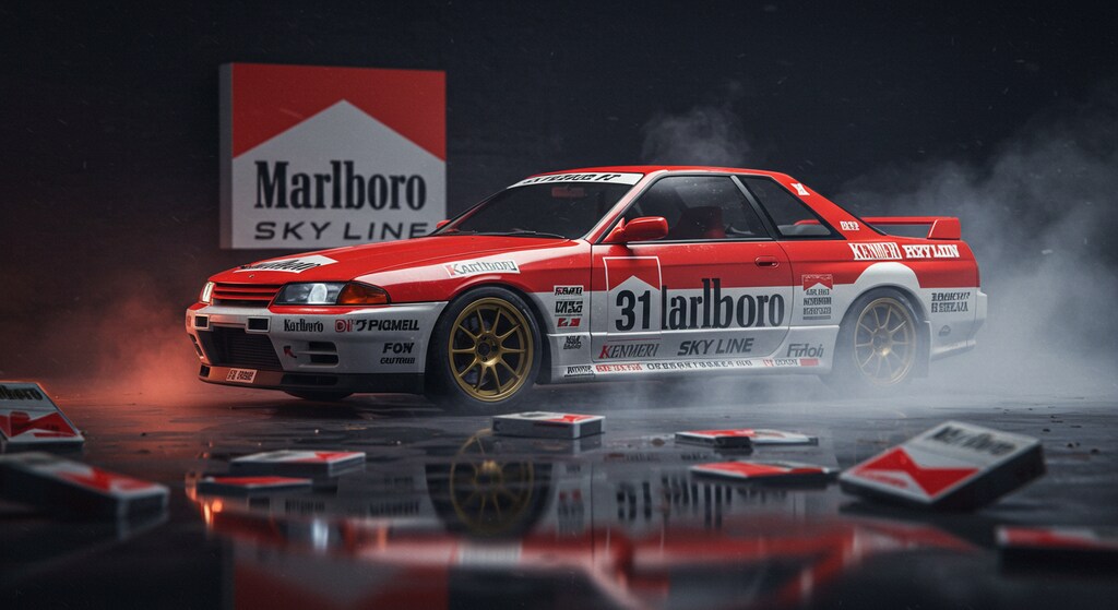 マルボロR32GT-Rレーシングカー