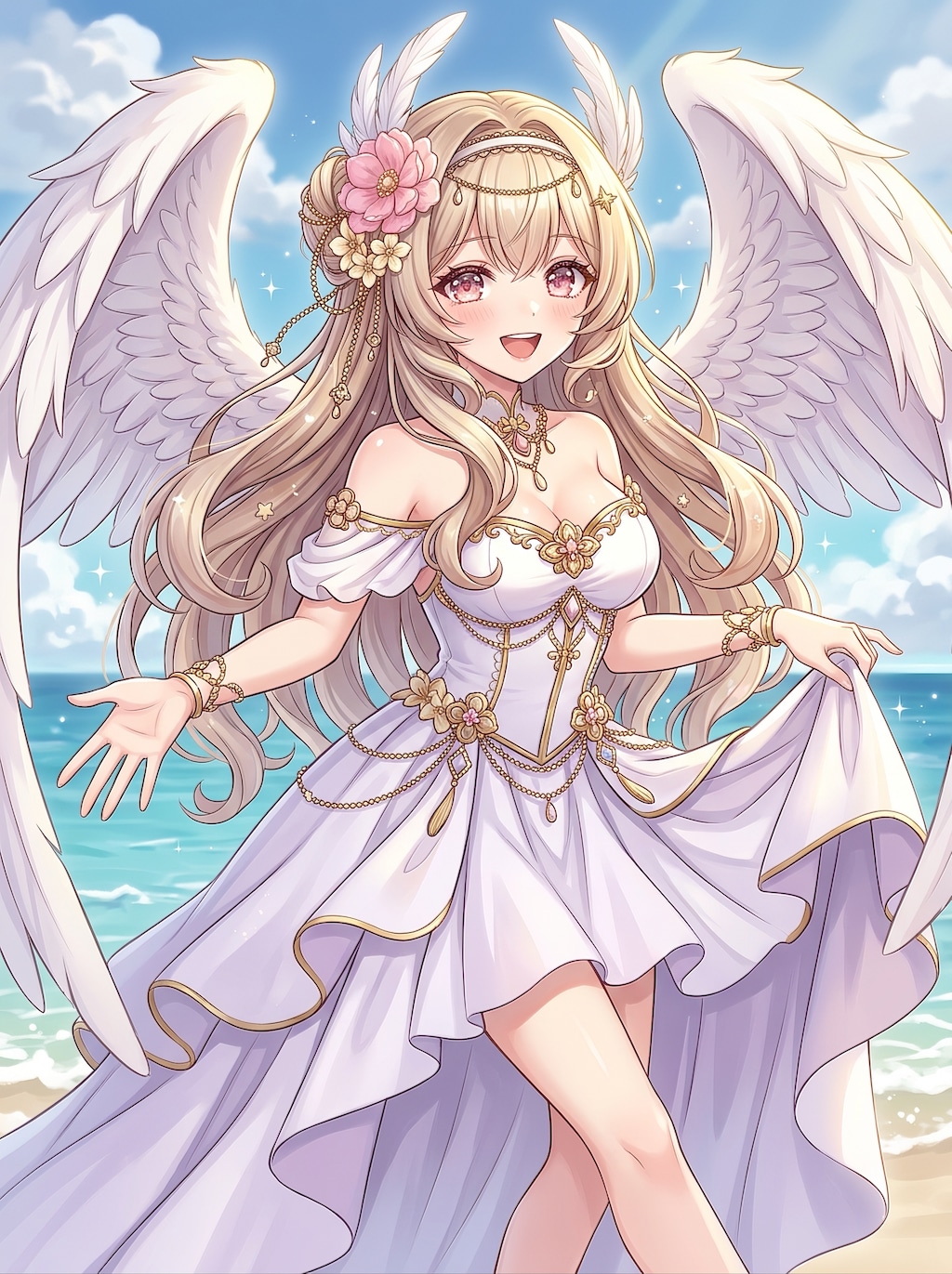 天穹花翼の聖少女