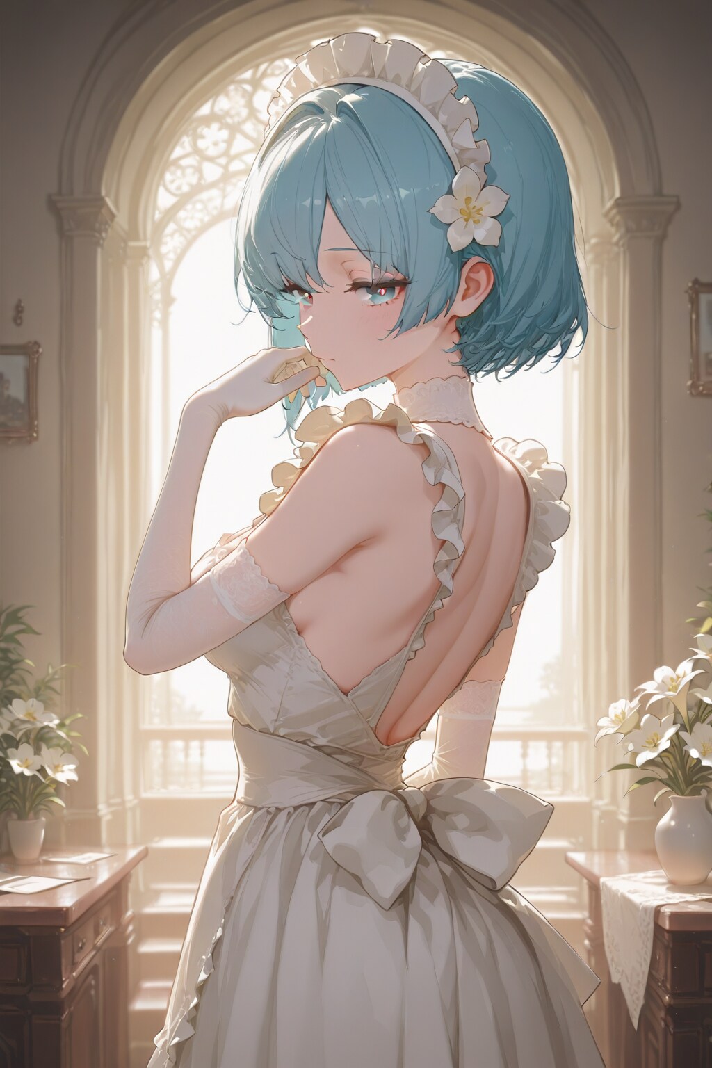 背中を預けて
