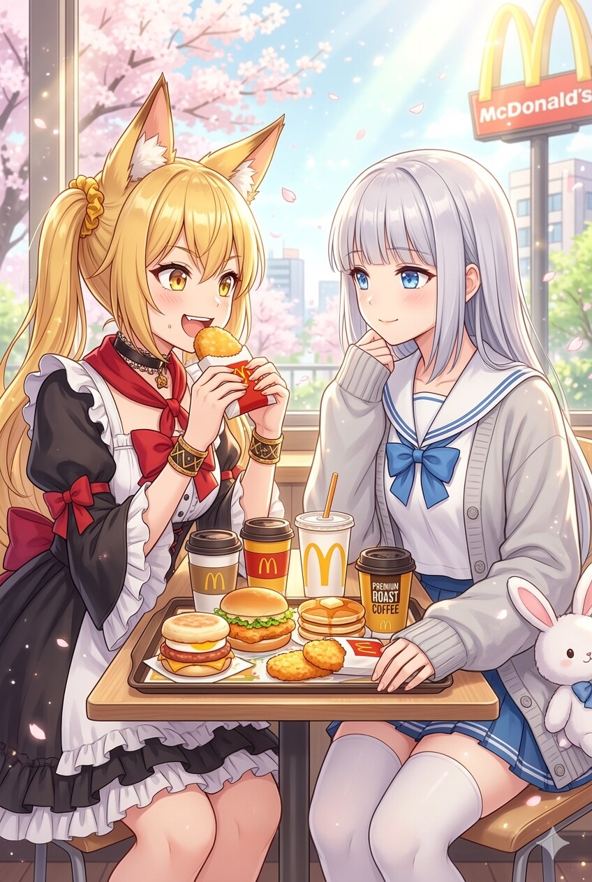 春風とマフィンと、平日と | の人気AIイラスト・グラビア