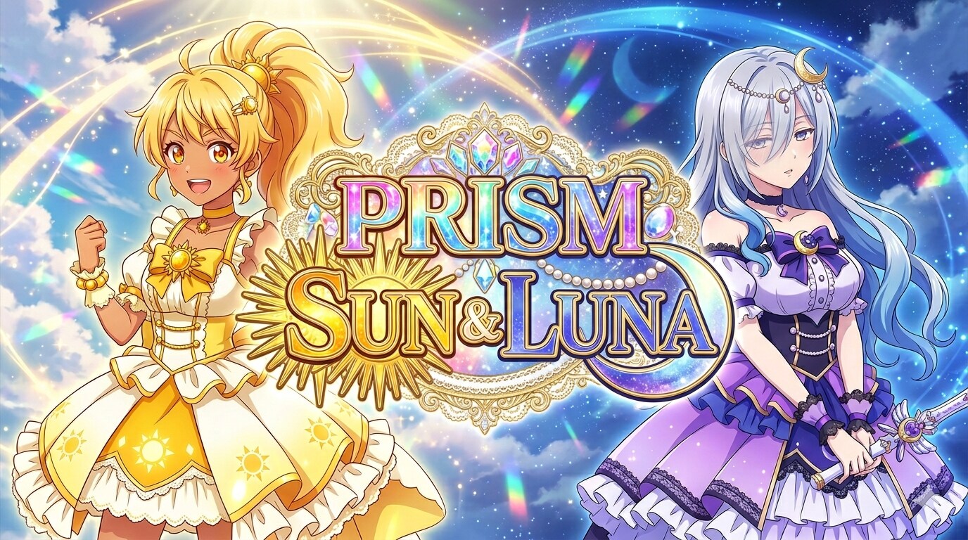 日朝アニメ　PRISM SAN&LUNA