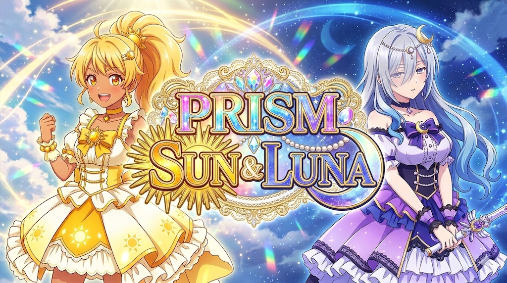 日朝アニメ　PRISM SAN&LUNA