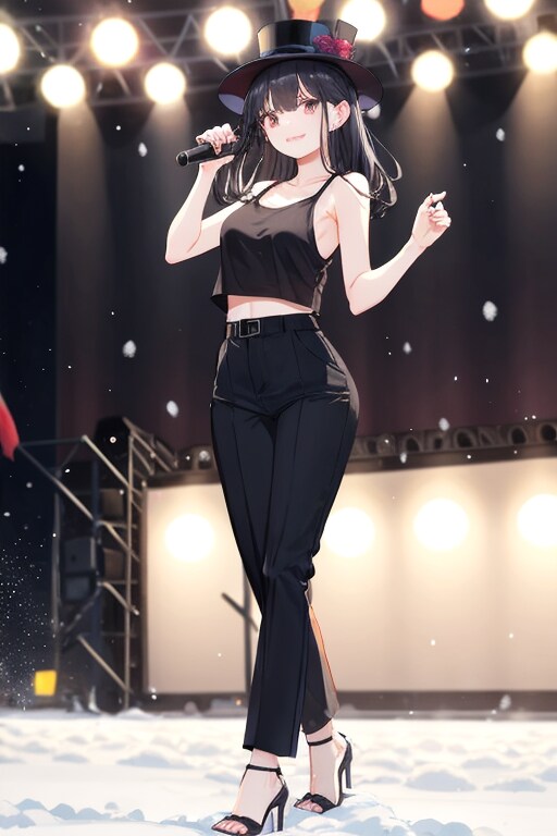 アイドル歌手・黒猫絵馬のさっぽろ雪まつりスペシャルライブ