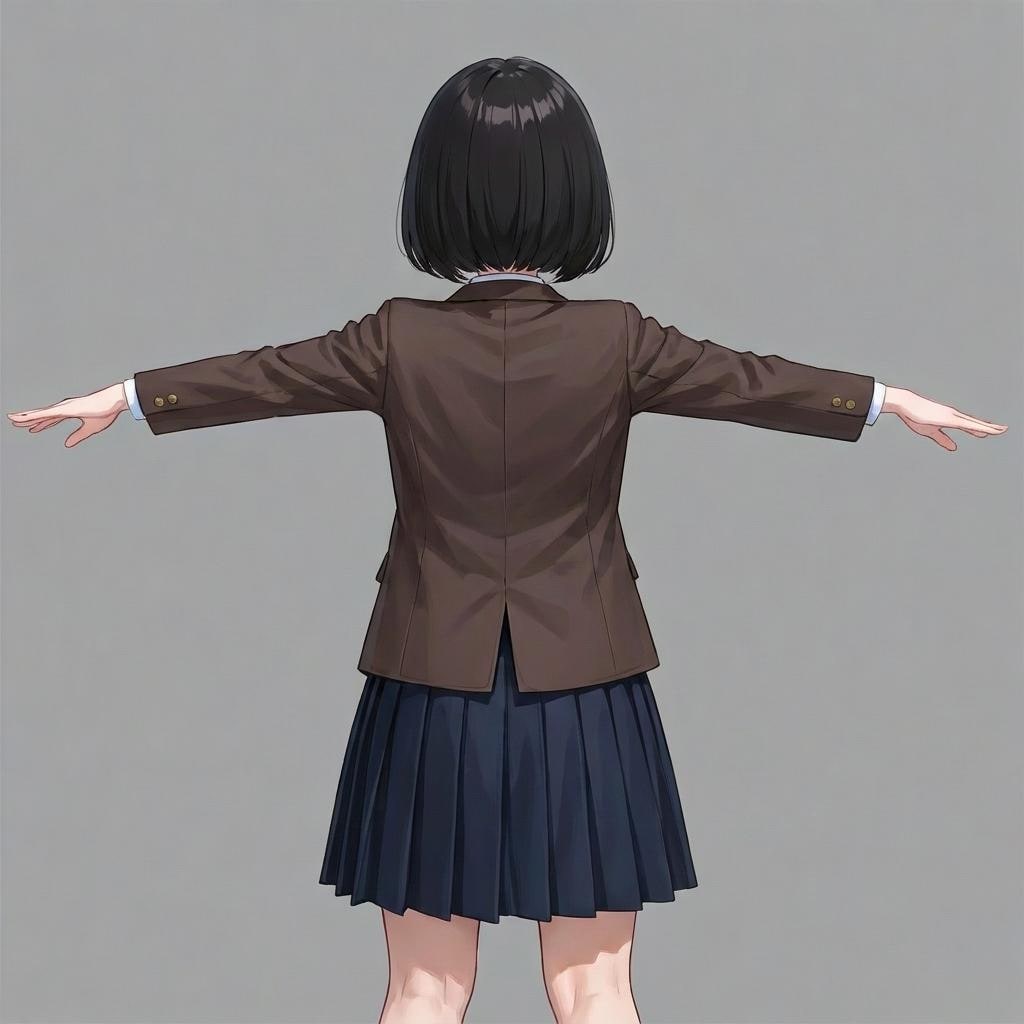 【設定用】静浜南高校制服三面図