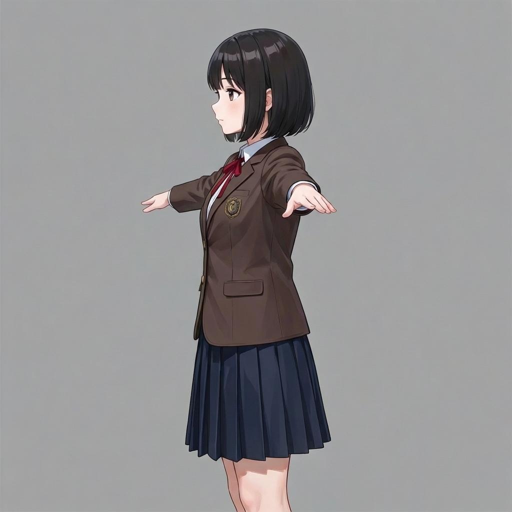 【設定用】静浜南高校制服三面図