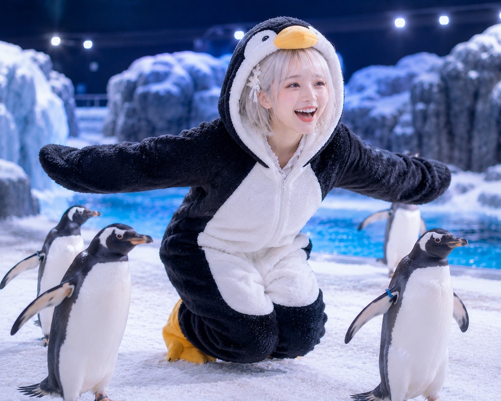 ペンギンふれあいコーナー