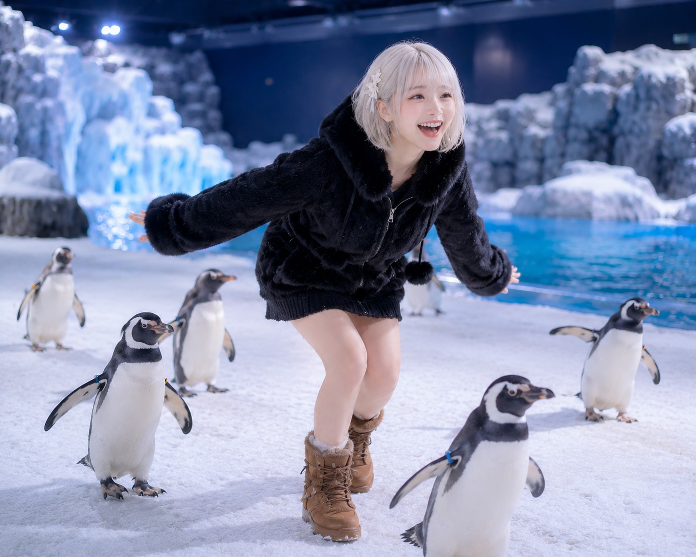 ペンギンふれあいコーナー