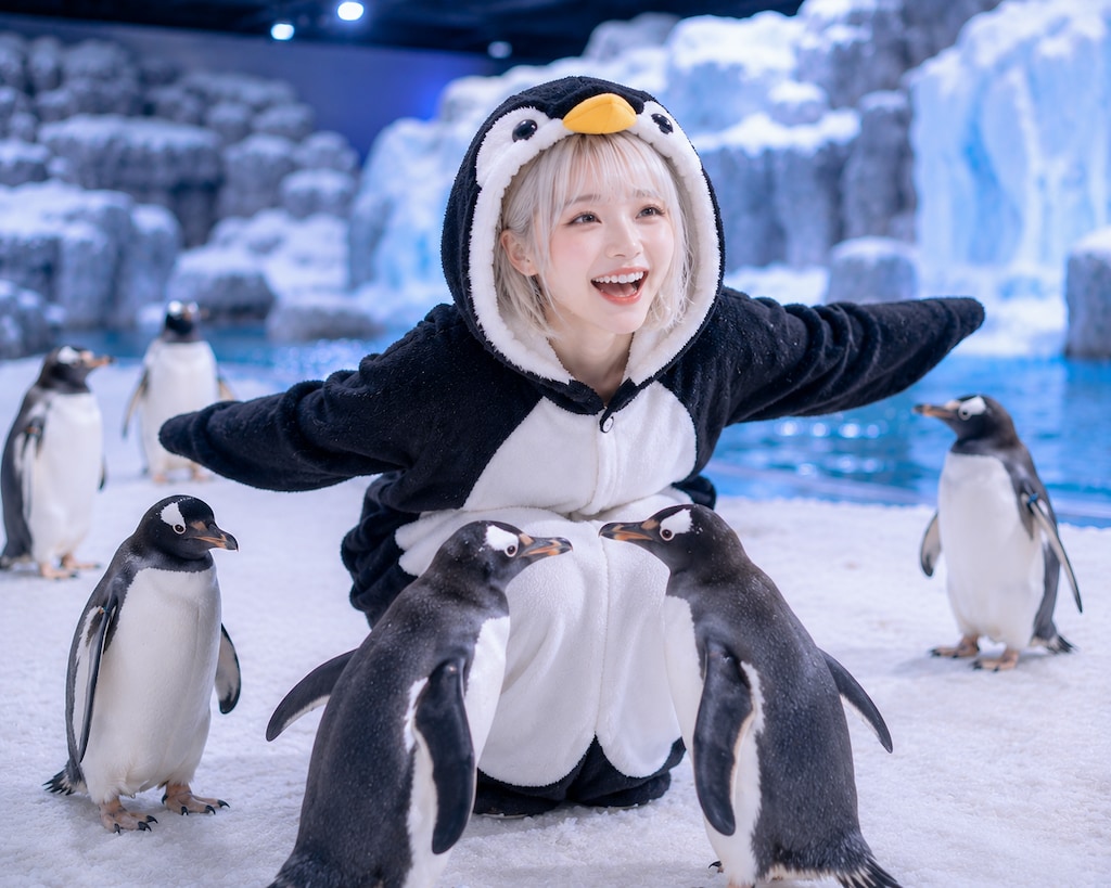 ペンギンふれあいコーナー