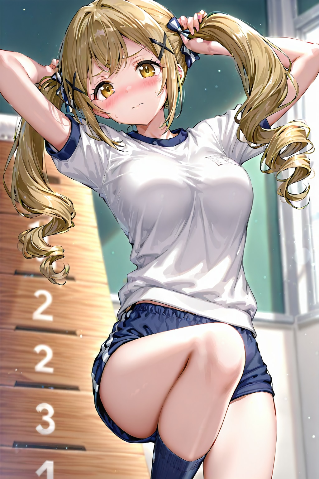 手ツインテ