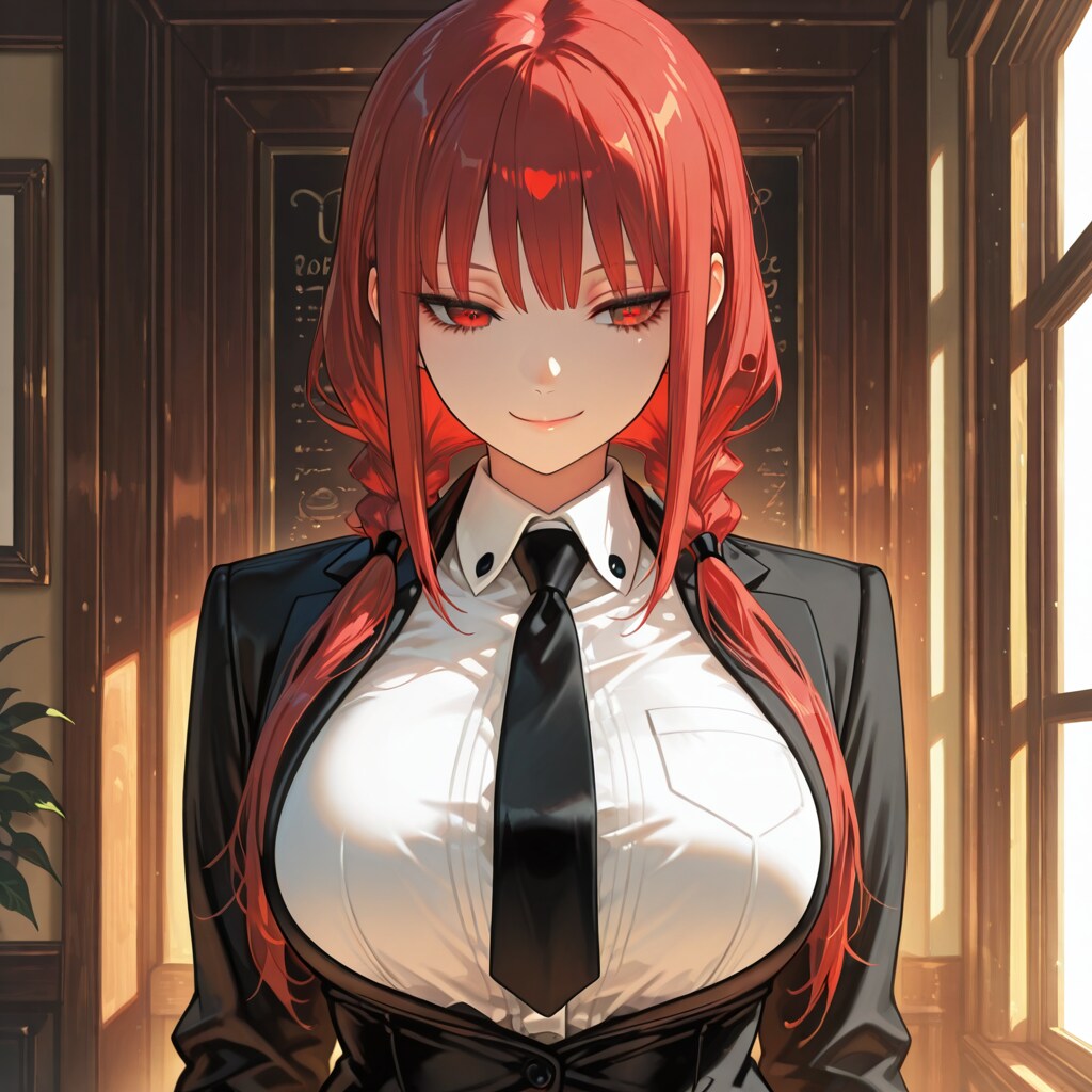 雷光の司令塔 ― マキマ店長 | の人気AIイラスト・グラビア