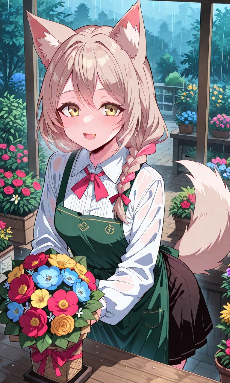 【投稿企画】オオカミ花屋のオタク少女
