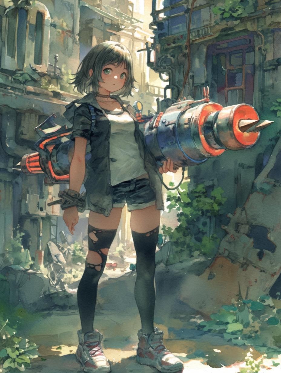 瓦礫撤去。 | の人気AIイラスト・グラビア