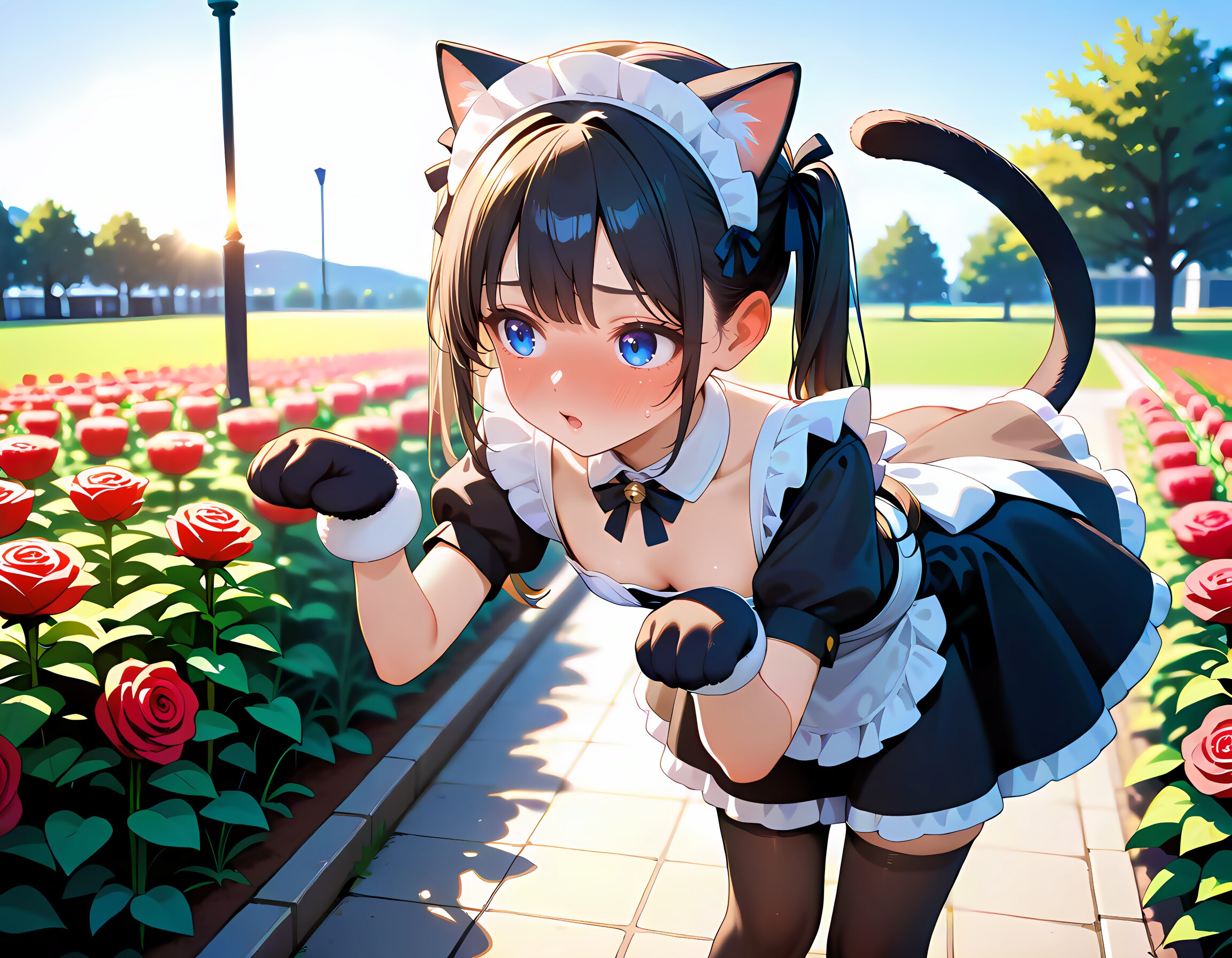 ごしゅじんさま…にゃ、にゃあー🐾