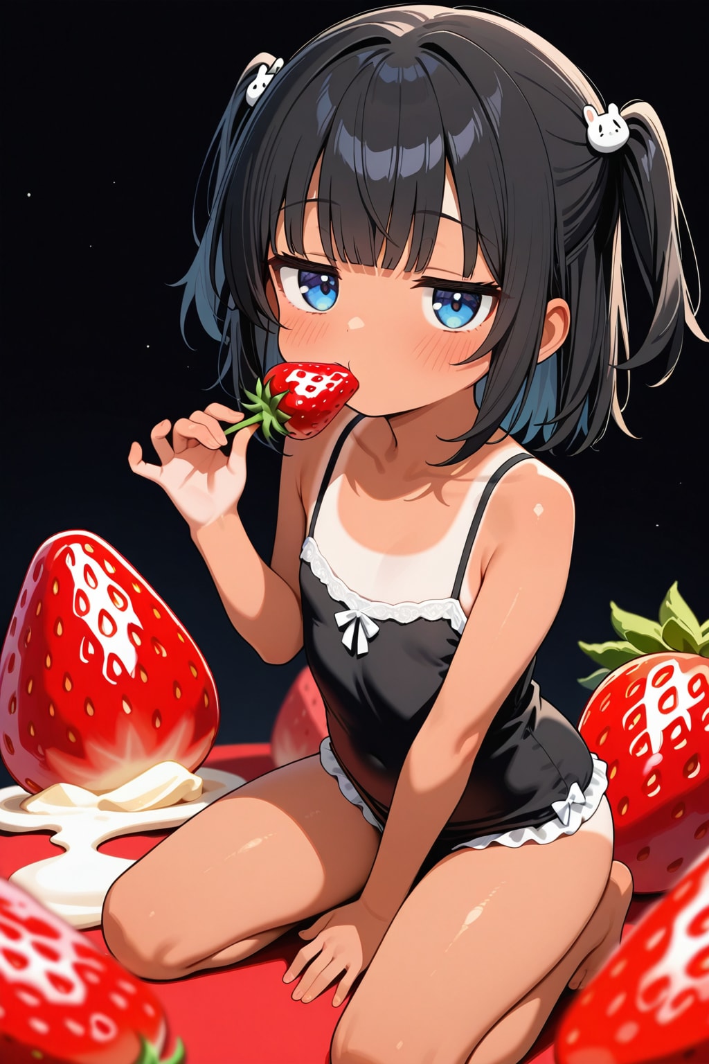 こなつちゃんでイチゴの日