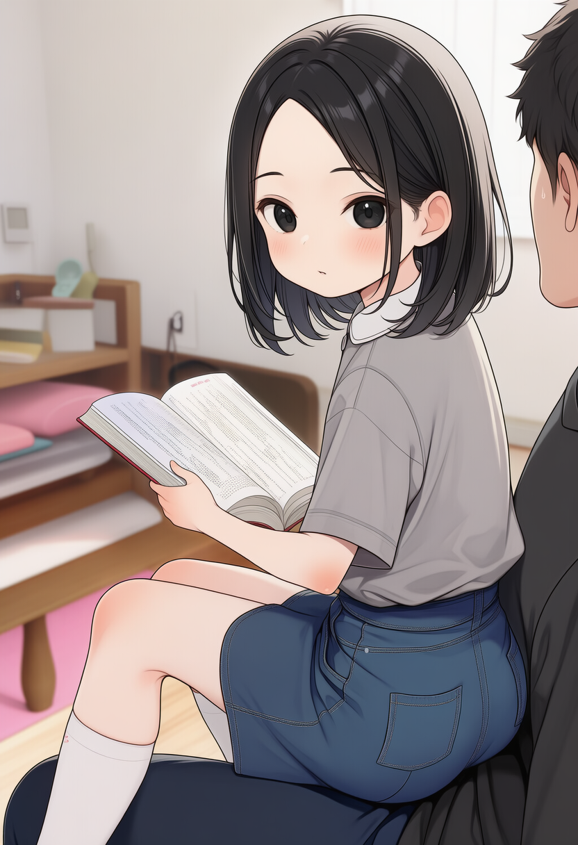 でこ出し少女にキスしたらなんかエッチな雰囲気に_260710