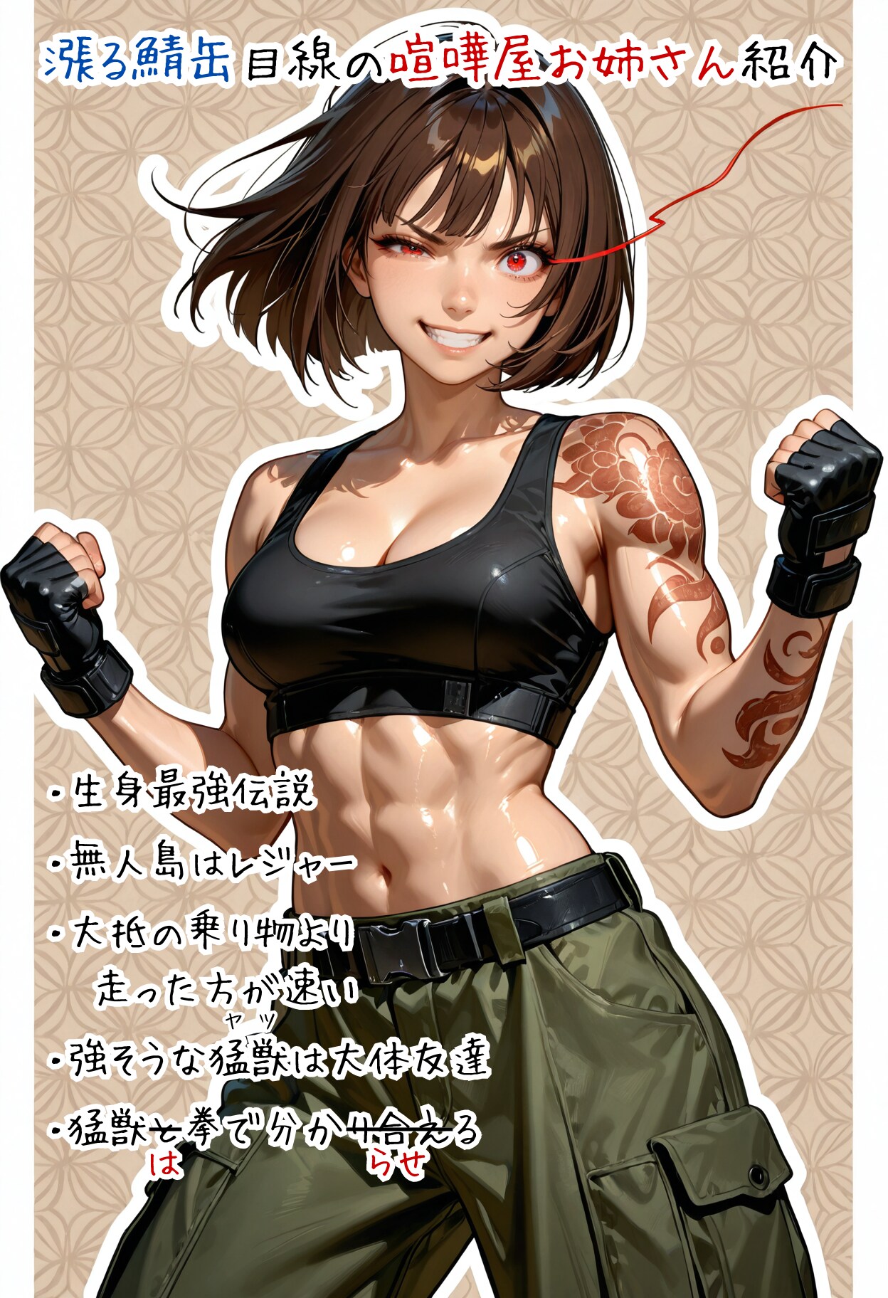 【他己紹介】ぴこさん家の喧嘩屋お姉さん。