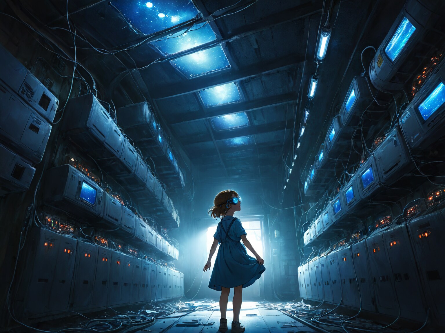 大深度地下のデータサーバー | の人気AIイラスト・グラビア