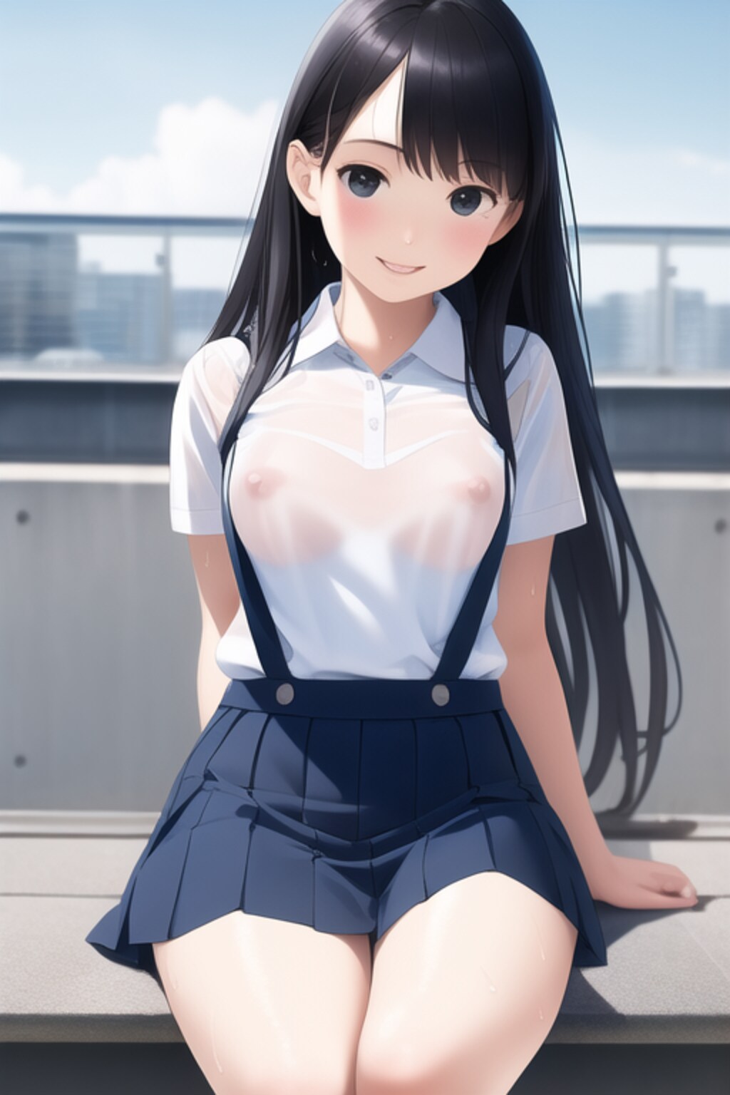 夏といえばの透け乳首(11枚)