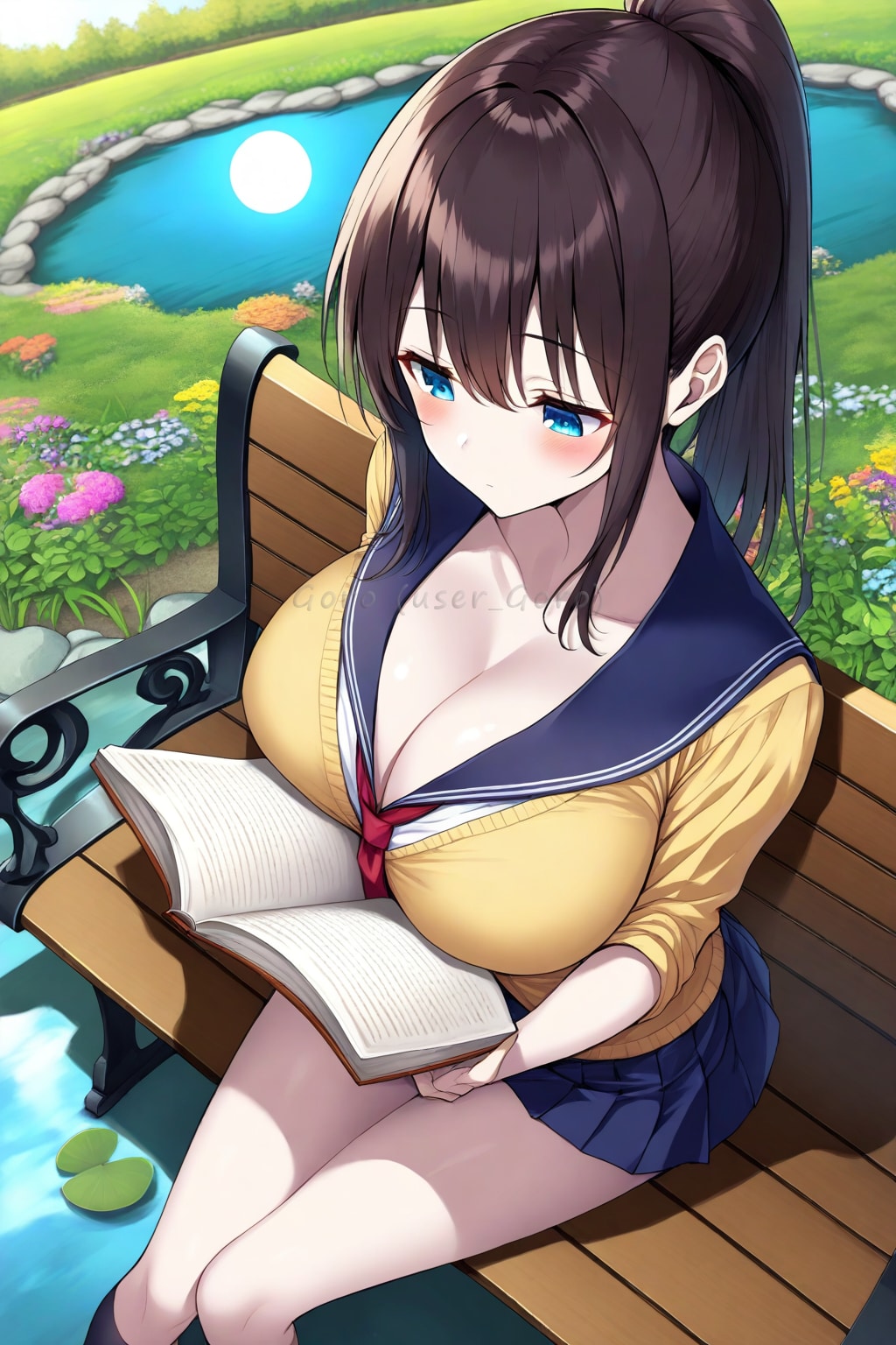 月が読書を邪魔するんです