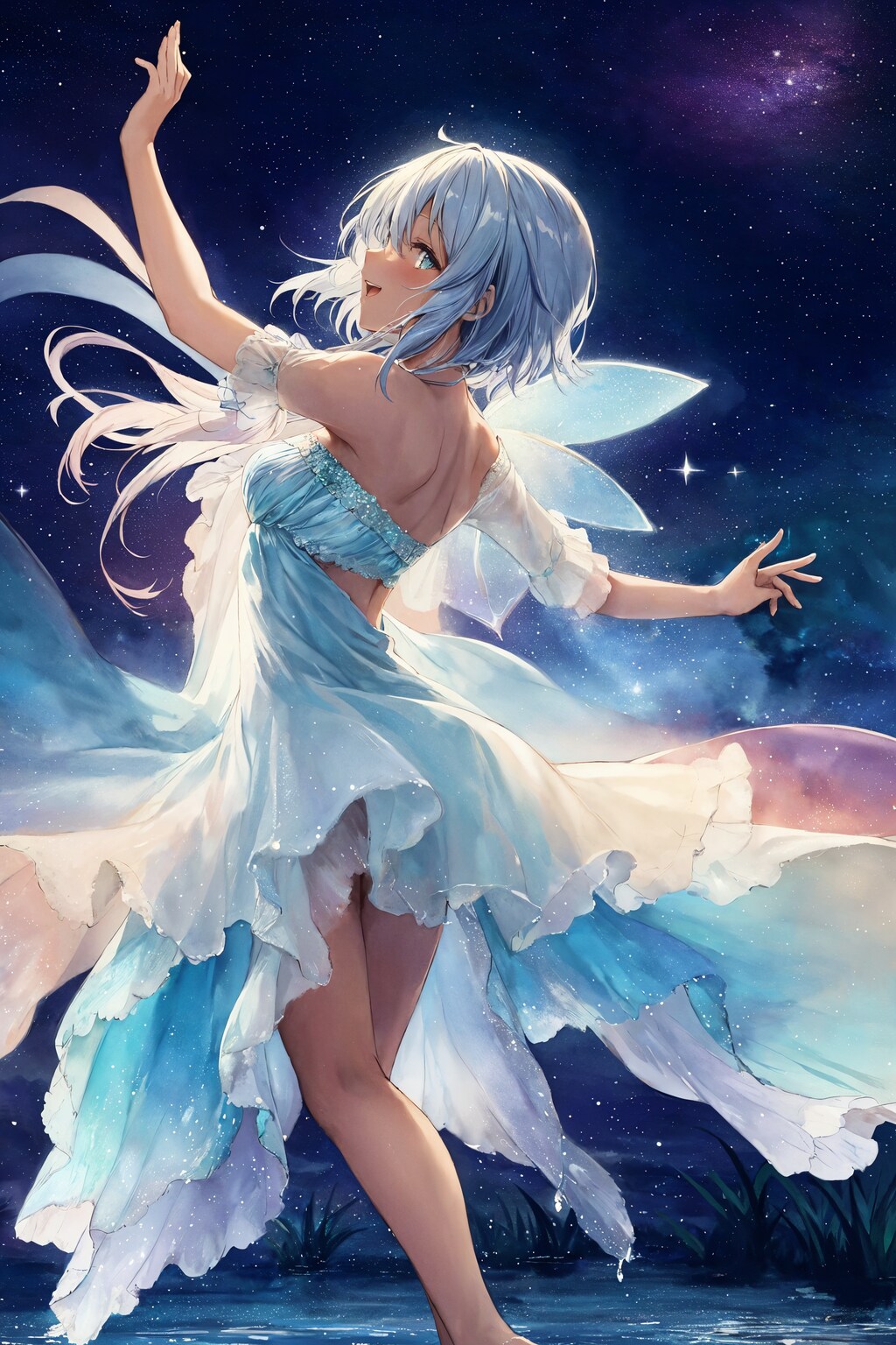 夜と舞う妖精