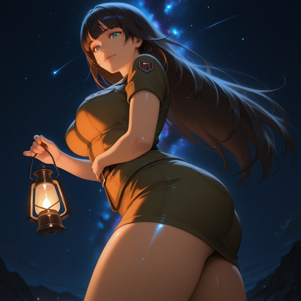 うちの子と天体観測