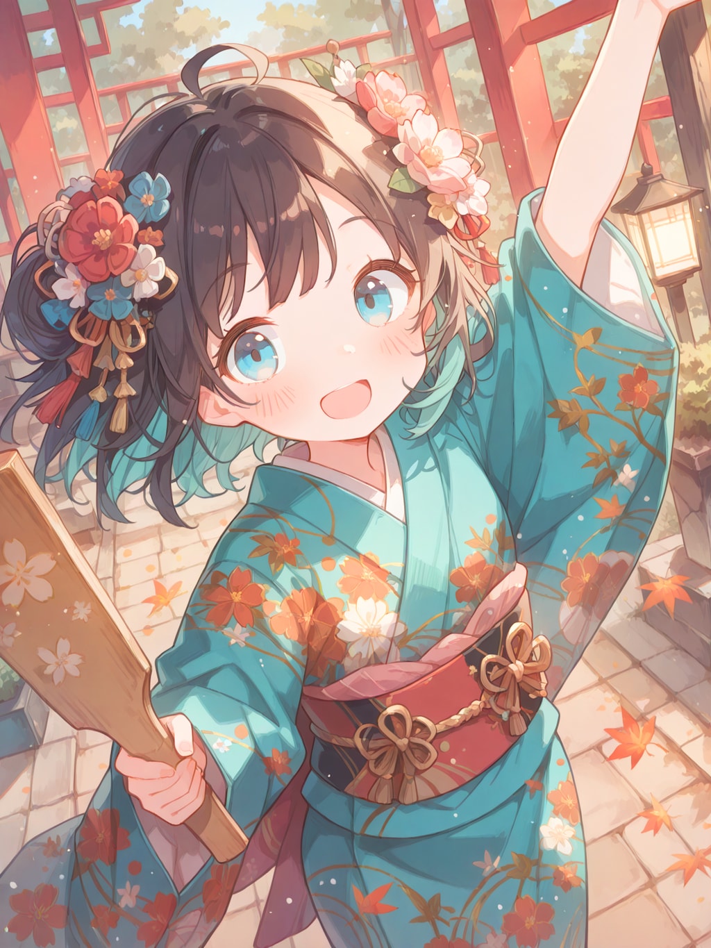 いざ尋常に、羽子板合戦