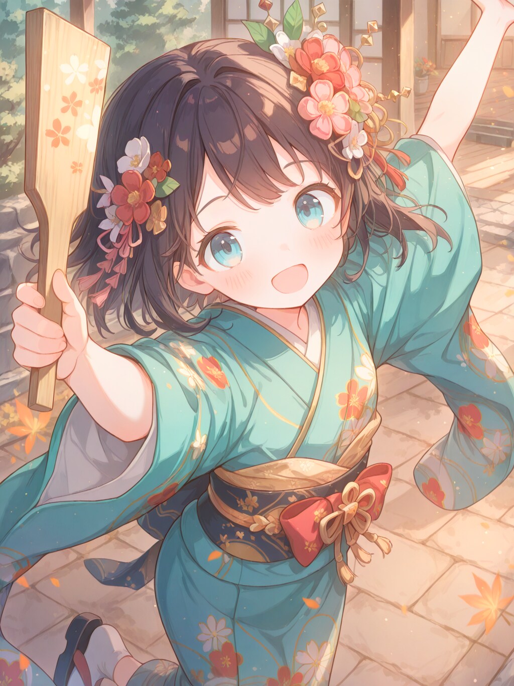 いざ尋常に、羽子板合戦