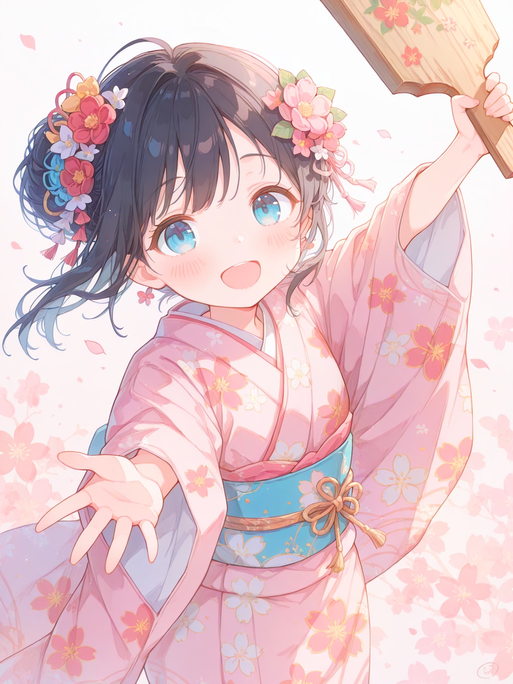 いざ尋常に、羽子板合戦