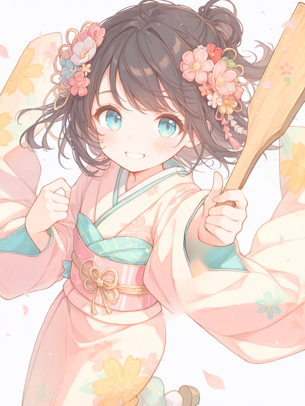 いざ尋常に、羽子板合戦