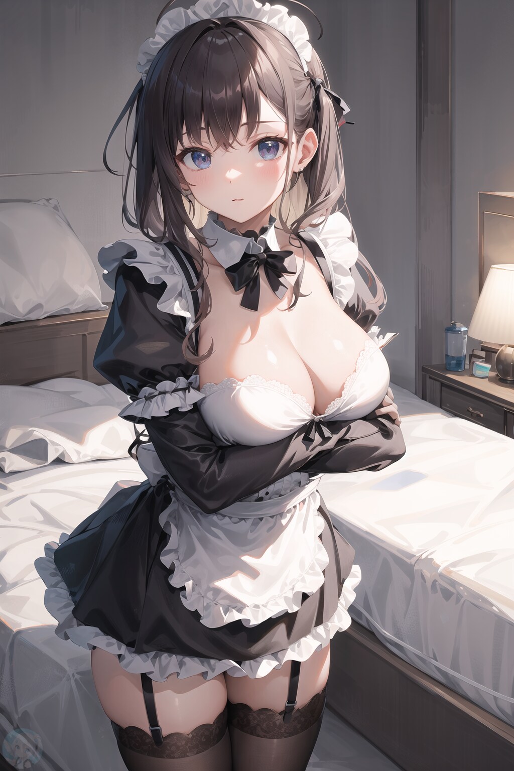 幼なじみを呼び出してメイド服着せた