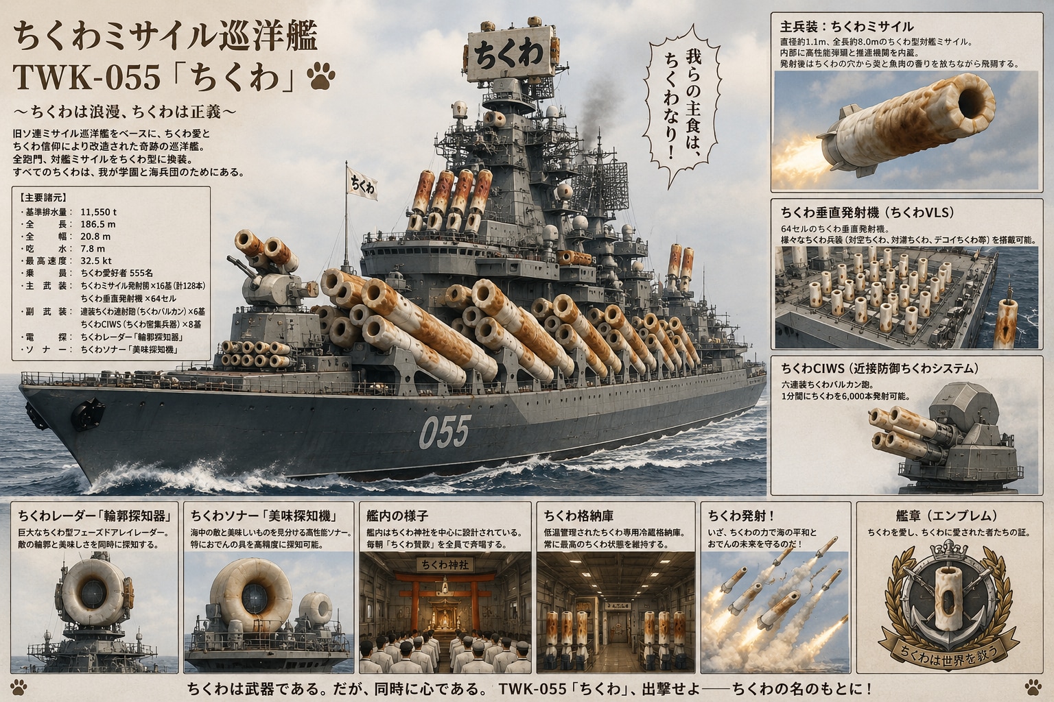 聖薔薇学園編〜ちくわミサイル巡洋艦〜