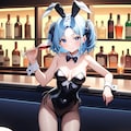 バーのバニーガール 2枚目