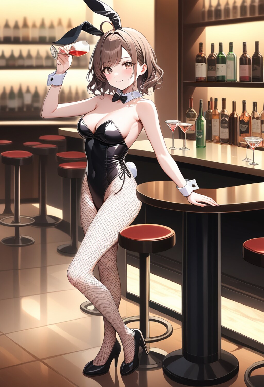 バーのバニーガール