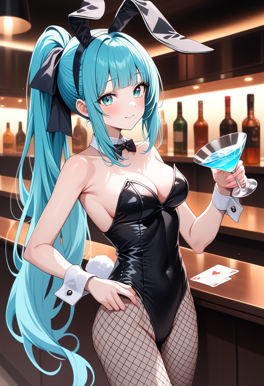 バーのバニーガール