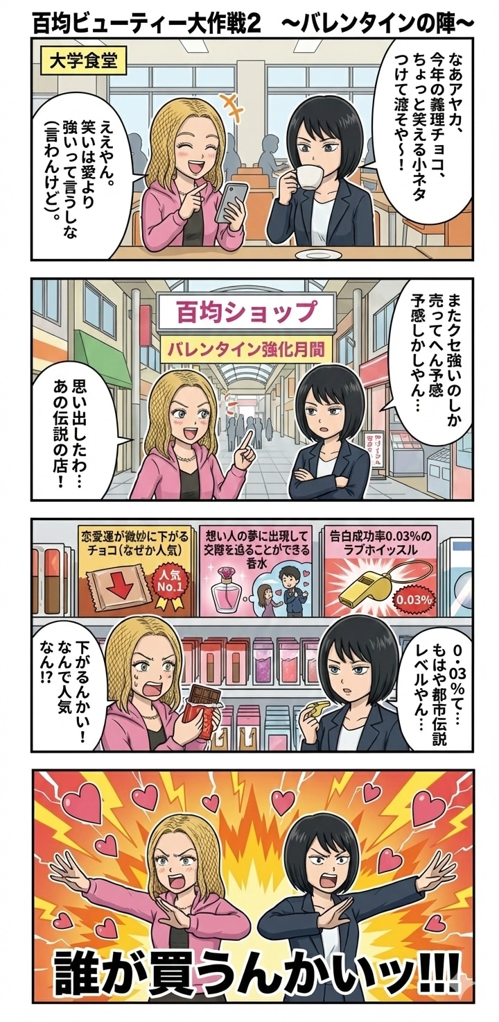 百均ビューティー大作戦２ 〜バレンタインの陣〜 | の人気AIイラスト・グラビア