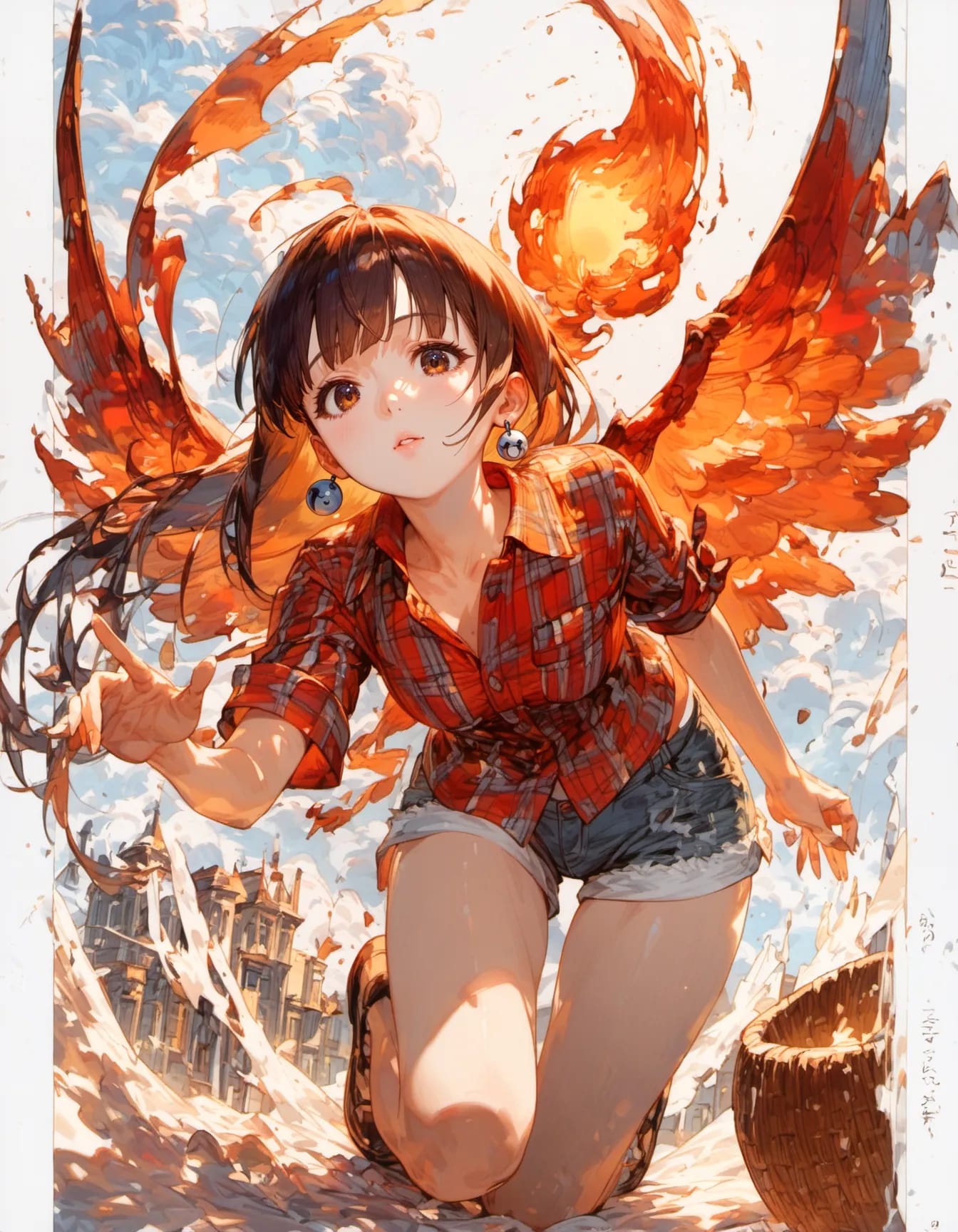 Ashes Dancing Around Her Wings | の人気AIイラスト・グラビア