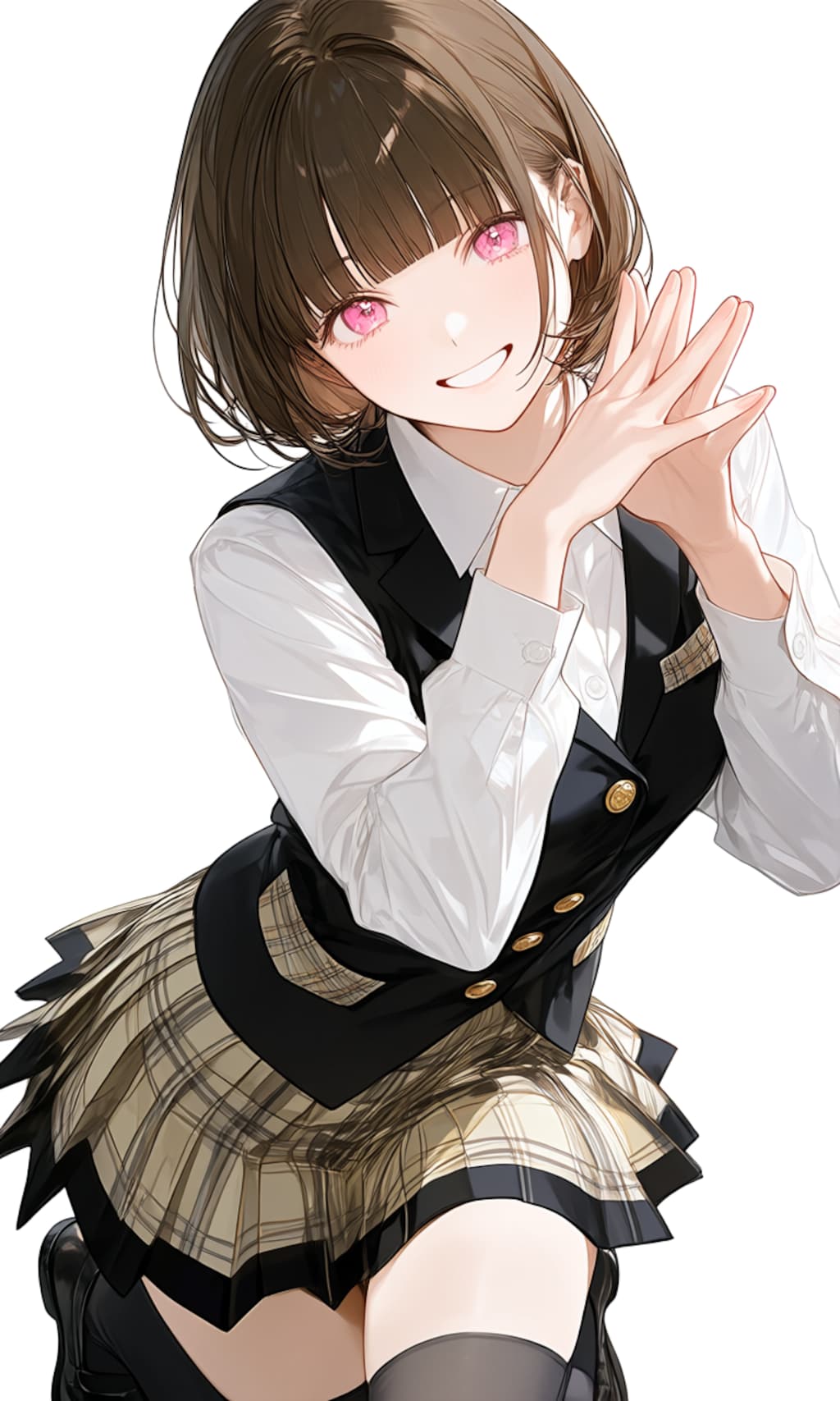 【うちの子】パチ屋アミ◯ーズ風制服