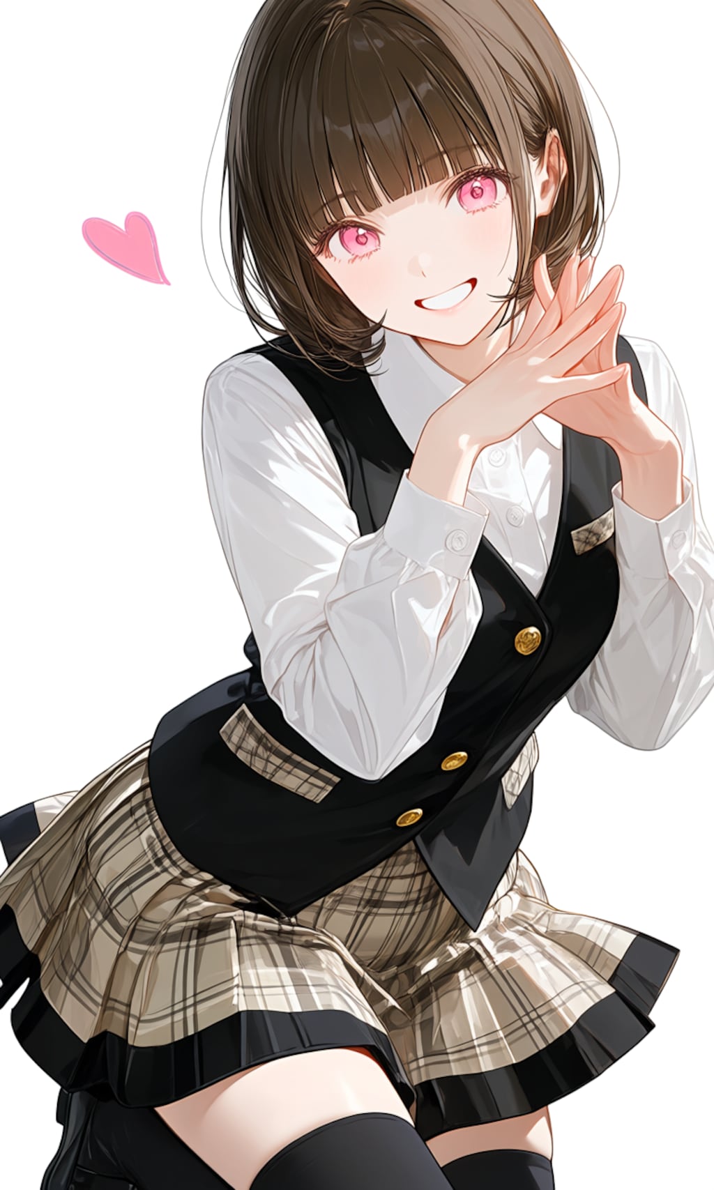 【うちの子】パチ屋アミ◯ーズ風制服